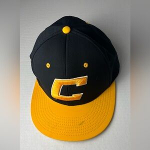 The game pro Black and Yellow Baseball Cap with Embroidered size L